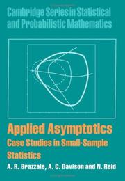 Cover of: Applied Asymptotics: Case Studies in Small-Sample Statistics (Cambridge Series in Statistical and Probabilistic Mathematics)