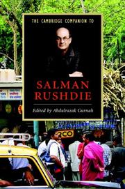 Cover of: The Cambridge Companion to Salman Rushdie