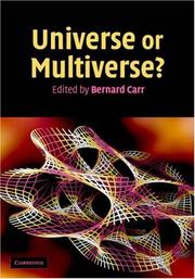 Cover of: Universe or Multiverse?