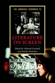 Cover of: The Cambridge Companion to Literature on Screen (Cambridge Companions to Literature) by 