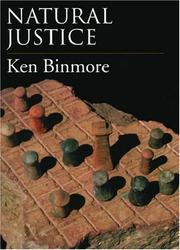 Cover of: Natural Justice by Ken Binmore