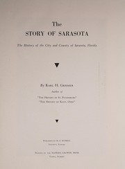 The story of Sarasota by Grismer, Karl Hiram