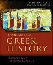 Cover of: Readings in Greek History: Sources and Interpretations