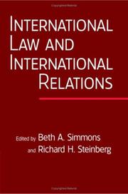 International law and international relations by Beth A. Simmons, Richard H. Steinberg