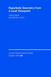 Cover of: Hyperbolic Geometry from a Local Viewpoint (London Mathematical Society Student Texts)