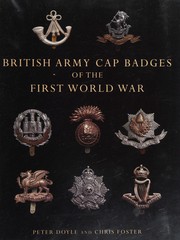 Cover of: British Army cap badges of the First World War