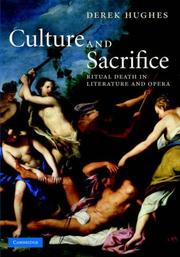 Cover of: Culture and Sacrifice: Ritual Death in Literature and Opera