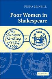 Poor Women in Shakespeare by Fiona McNeill