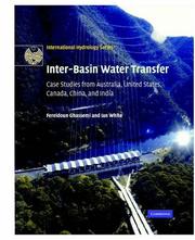 Cover of: Inter-Basin Water Transfer by Fereidoun Ghassemi, Ian White