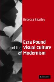 Cover of: Ezra Pound and the Visual Culture of Modernism