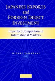 Cover of: Japanese Exports and Foreign Direct Investment: Imperfect Competition in International Markets