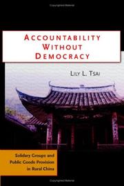 Cover of: Accountability Without Democracy by Lily L. Tsai