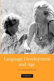 Cover of: Language Development and Age