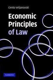 Cover of: Economic Principles of Law