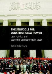 Cover of: The Struggle for Constitutional Power | Tamir Moustafa