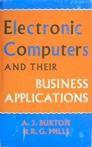 Cover of: Electronic computers and their business applications