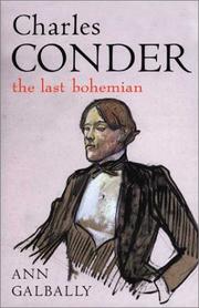 Cover of: Charles Conder: The Last Bohemian (Miegunyah Series 2)