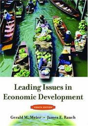Cover of: Leading Issues in Economic Development by Gerald M. Meier, James E. Rauch