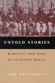 Cover of: Untold stories: memories and lives of Victorian Kooris