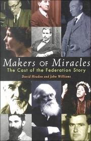 Cover of: Makers of miracles: the cast of the federation story