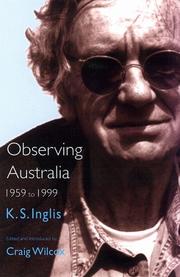 Cover of: Observing Australia: 1959 to 1999