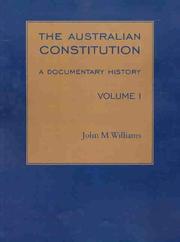 Cover of: The Australian Constitution by John Williams
