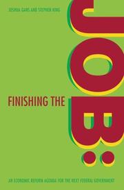 Finishing the Job