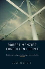 Robert Menzies' forgotten people by Judith Brett