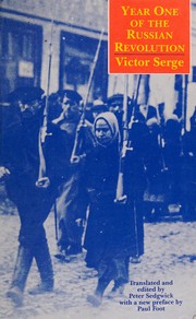 Cover of: Year one of the Russian revolution