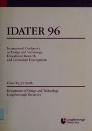 Cover of: IDATER 96: International Conference on Design and Technology Educational Research and Curriculum Development