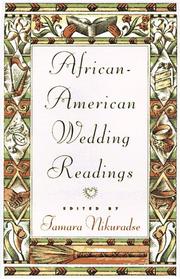 Cover of: African-American wedding readings | 
