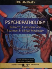 Cover of: Psychopathology: psychological disorders and clinical psychology