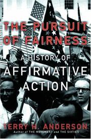 Cover of: The Pursuit of Fairness by Terry H. Anderson