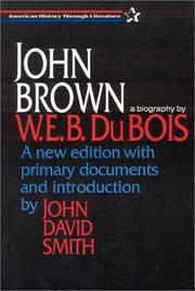 Cover of: John Brown. by W. E. B. Du Bois