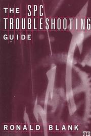 Cover of: The SPC troubleshooting guide by Ronald Blank
