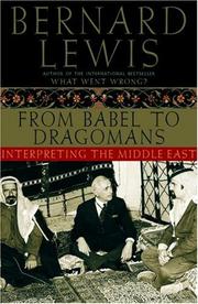 Cover of: From Babel to Dragomans by Bernard Lewis