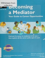 Cover of: Becoming a Mediator