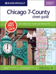 Cover of: Rand McNally 2007 Chicago 7-County street guide by 