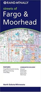 Cover of Rand McNally streets of Fargo & Moorehead, North Dakota/Minnesota by 