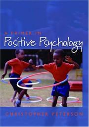 Cover of: A primer in positive psychology