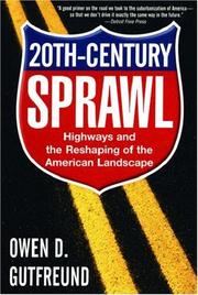 Cover of: Twentieth-Century Sprawl by Owen D. Gutfreund