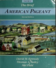 Cover of: Brief American Pageant by David M. Kennedy