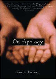 On Apology by Aaron Lazare, Aaron Lazare
