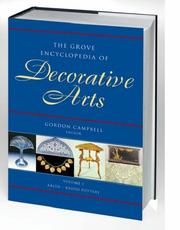 Cover of: The Grove Encyclopedia of Decorative Arts by Gordon Campbell