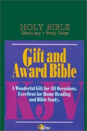 Cover of: KJV Gift and Award Bible by 