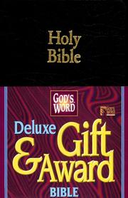 Cover of: God's Word: Deluxe Gift and Award Bible Black Imitation Leather (God's Word Series)
