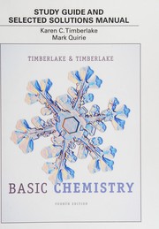 Cover of: Study Guide and Selected Solutions Manual for Basic Chemistry by Karen C. Timberlake, William Timberlake, Mark Quirie