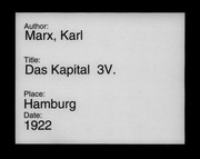 Cover of: Das Kapital by 