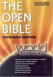 Cover of: NASB Open Bible Expanded Edition