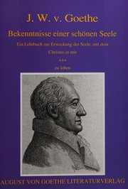 Bekenntnisse einer schönen Seele by Johann Wolfgang von Goethe